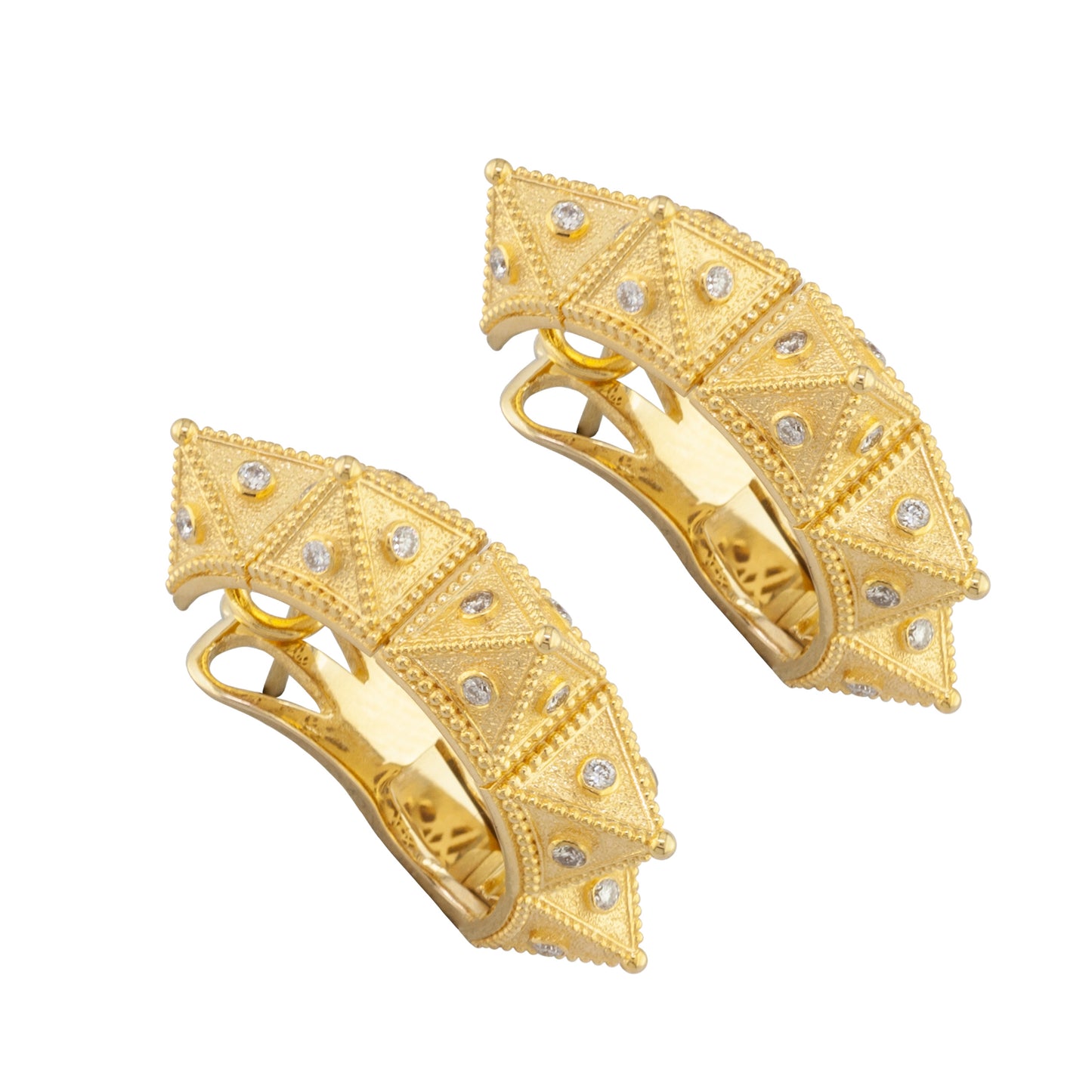 Queen Collection Golden Clip Earnings